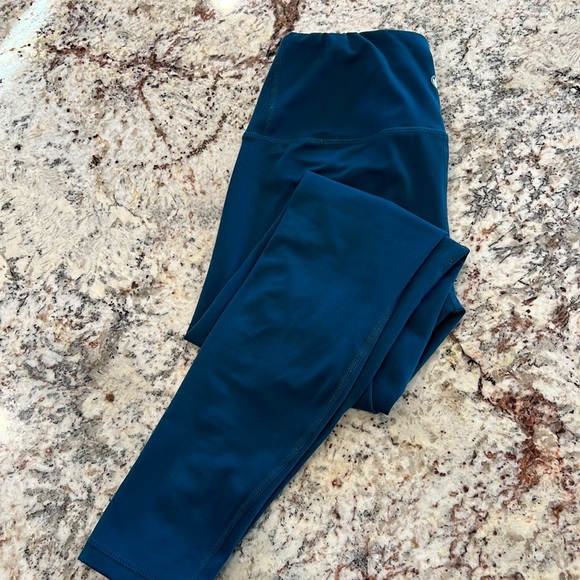 Yogalicious Lux Teal Blue Leggings - Picture 1 of 1